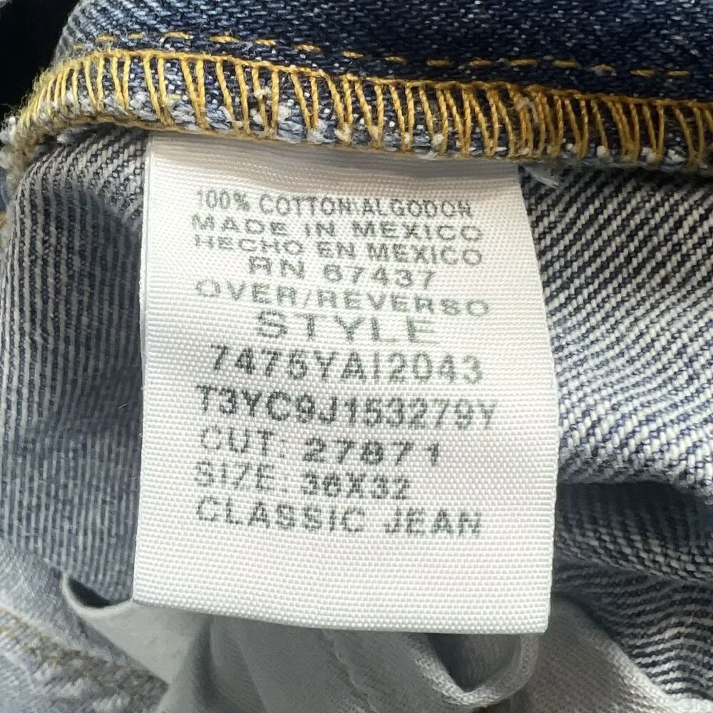 VTG Polo Jeans Co Ralph Lauren Mens 36 Medium Wash Classic Fit Straight Leg